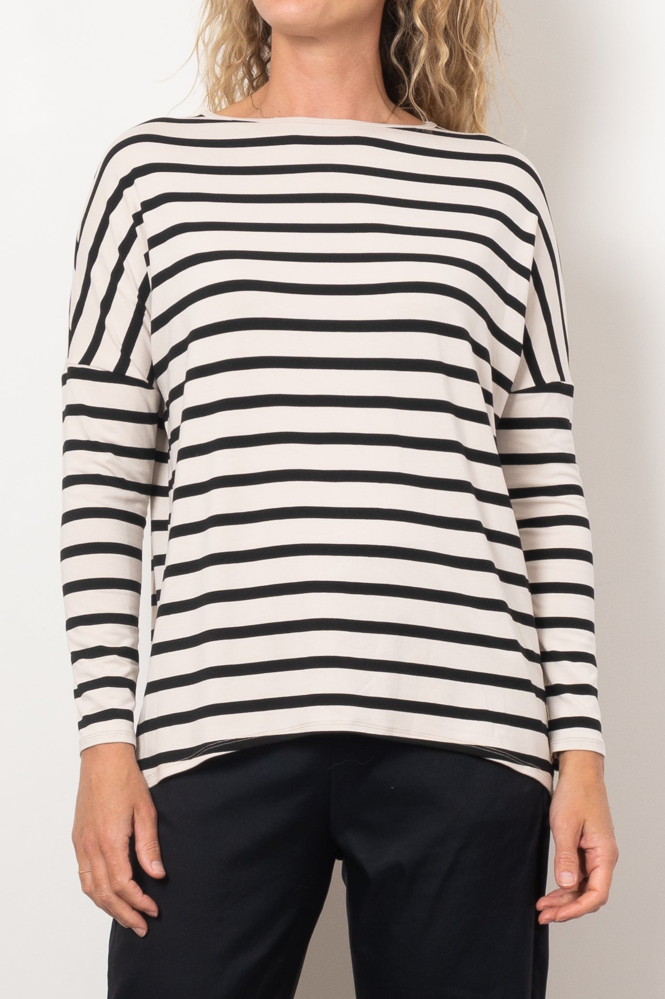 Mela Purdie Boat Sweater Trunk Stripe Knit - Classic Striped Knitwear for Men & Women - Perfect for Sailing, Casual Outings and Fall Layering