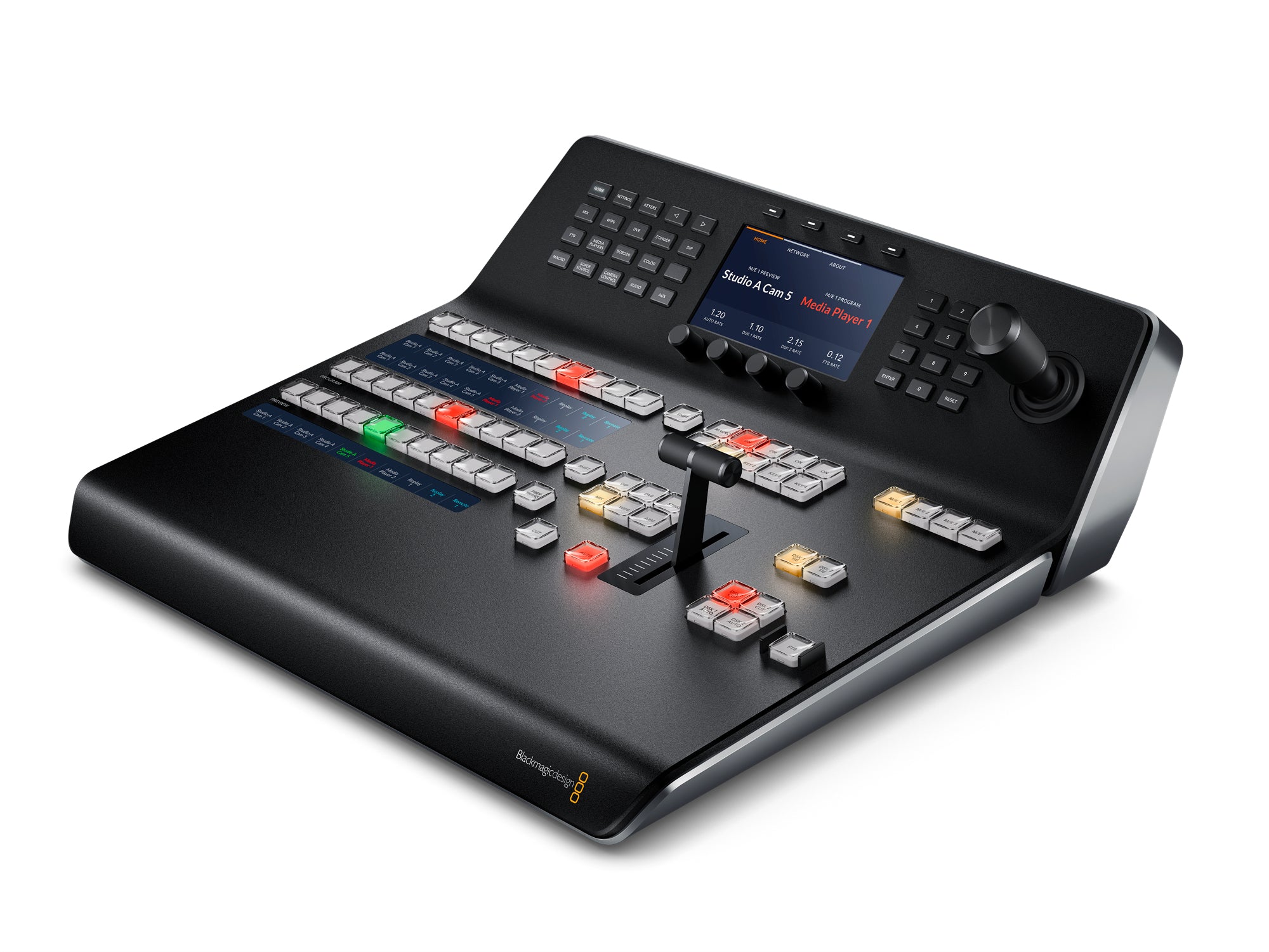 Blackmagic Design ATEM 1 M/E Advanced Panel 10 - Professional Live Production Switcher for Broadcast & Streaming Studios