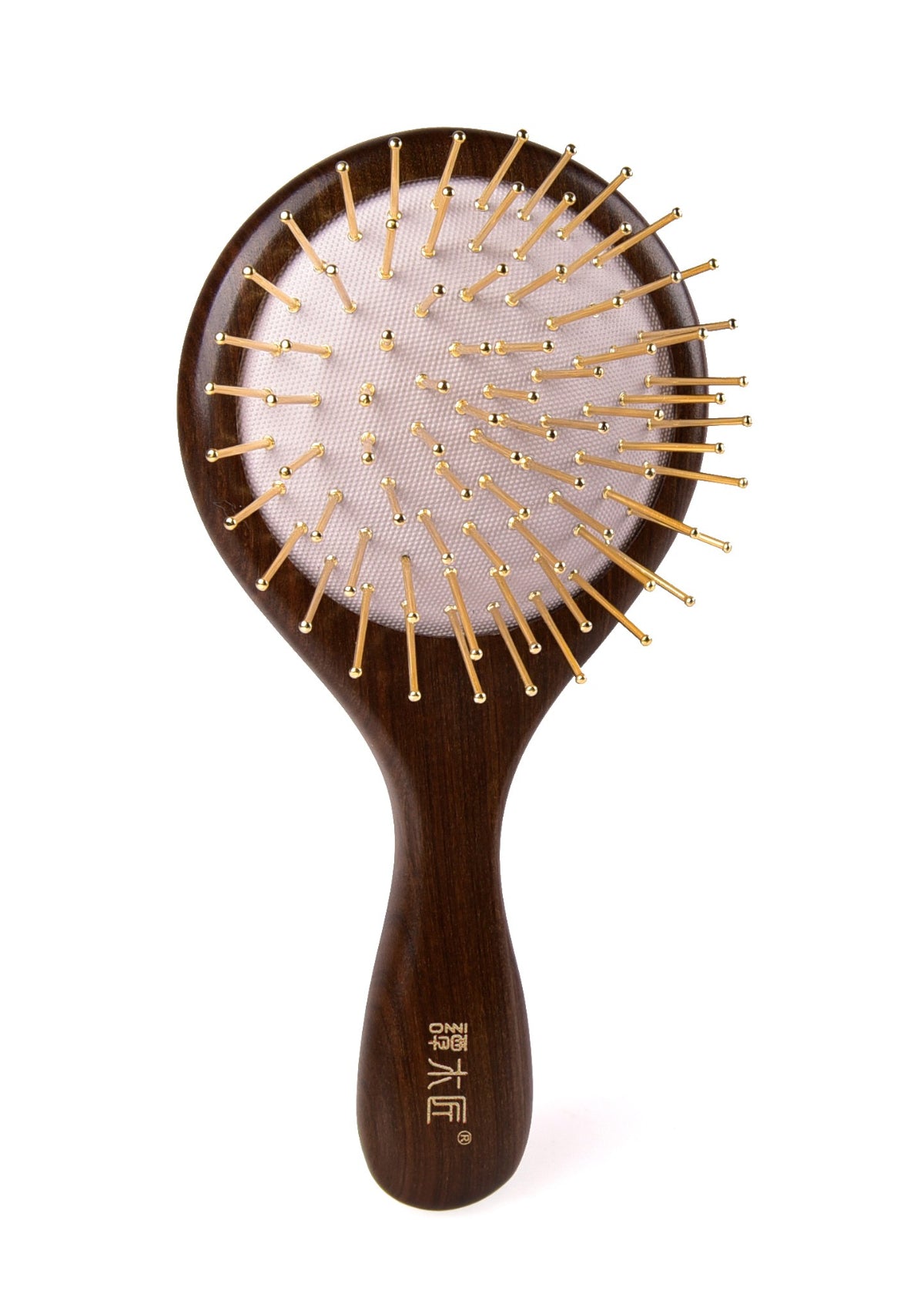 Professional Terminalia Round Brush for Hair Styling - Detangling & Smoothing Hair with Heat Resistant Bristles - Perfect for Blowouts, Curling & Volumizing at Home or Salon