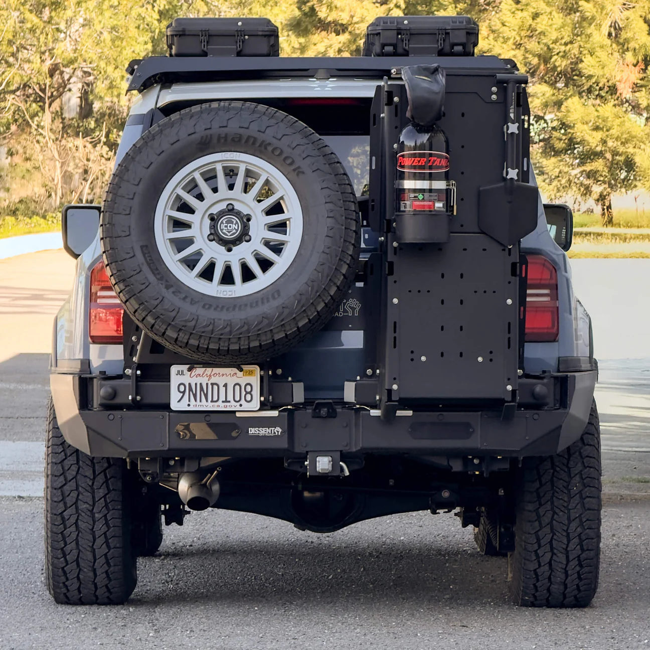 Dissent Off Road Modular Rear Bumper for 2024+ Toyota Land Cruiser 250 - Heavy Duty Off-Road Protection for Adventure & Overlanding