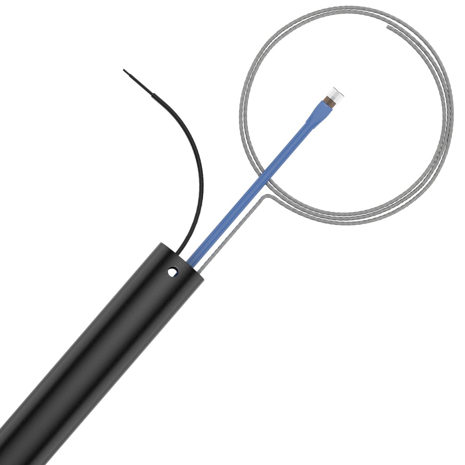 59-Inch Black Downrod for Trak Fan 78005 - Perfect for High Ceilings & Large Rooms, Indoor Ceiling Fan Installation