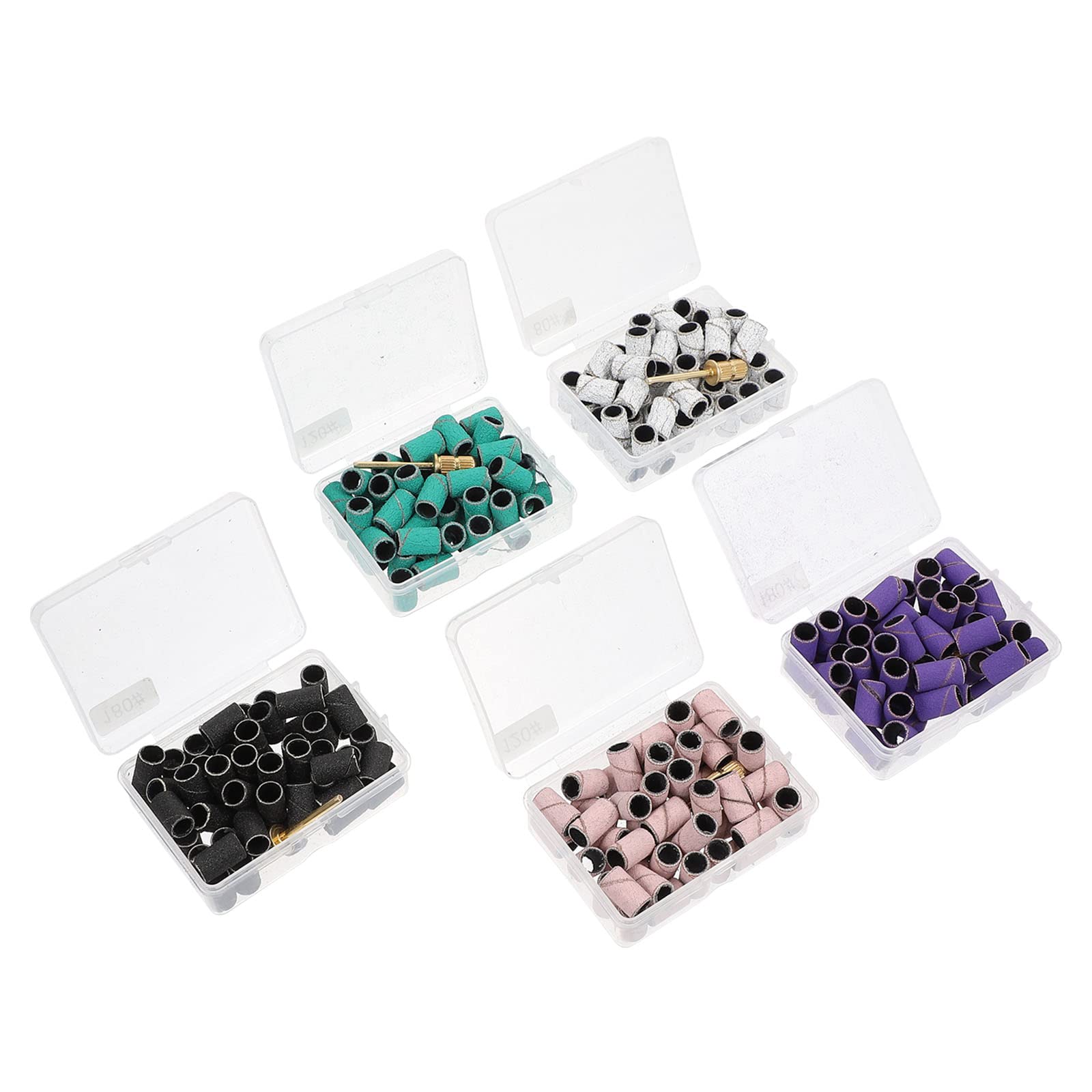 750pcs Nail Art Sanding Bands for Professional Manicure - Nail Tech Accessories Kit with Polishing Bands - Perfect for Salon, Home Nail Care & DIY Nail Art