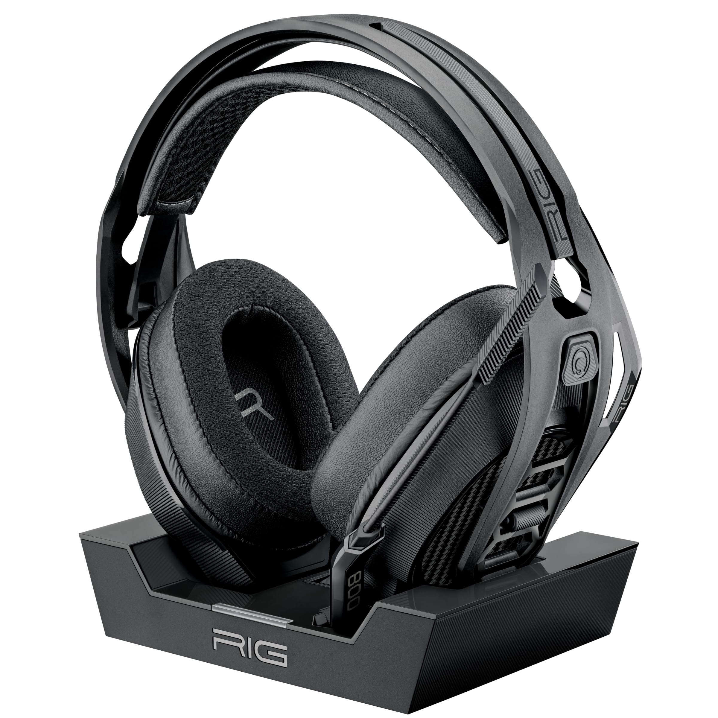 RIG 800 PRO HX Wireless Gaming Headset with Multi-Function Base Station - Officially Licensed for Xbox Series X|S, Xbox One & Windows 10/11 PCs - Dolby Atmos 3D Audio - 60 Hour Battery Life - Perfect for Competitive Gaming & Immersive Home Entertainment