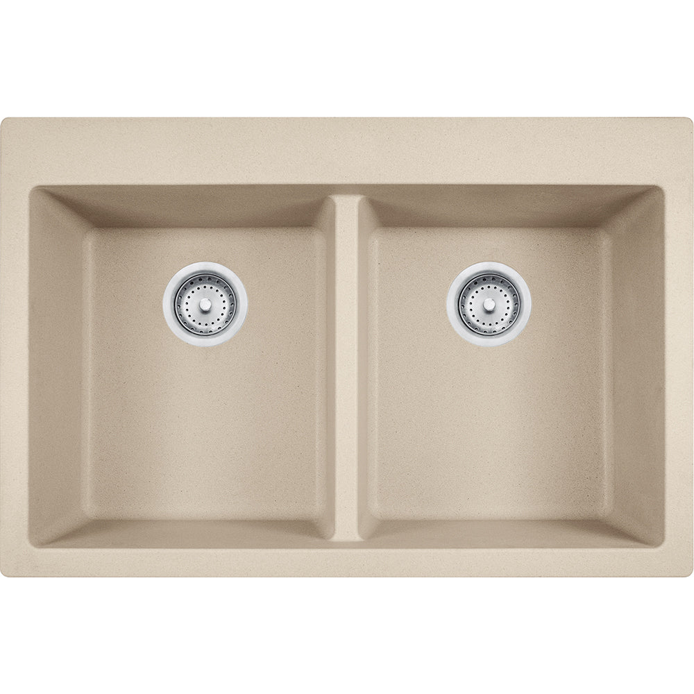 Franke Primo DIG62D91 CHA Granite Champagne Kitchen Sink - Premium Undermount Stainless Steel Sink for Modern Kitchens, Perfect for Cooking, Washing Dishes & Food Prep