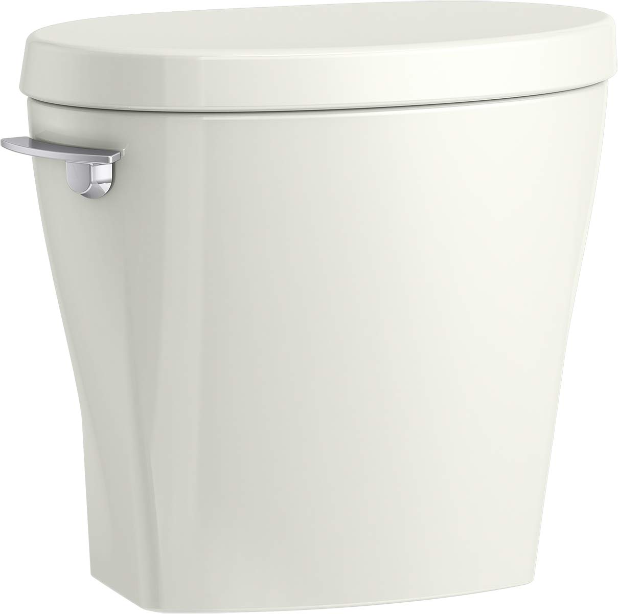 KOHLER Betello 1.28 GPF Toilet Tank with ContinuousClean & AquaPiston Flushing Technology - Left-Hand Trip Lever, Water-Efficient Bathroom Fixture for Modern Homes