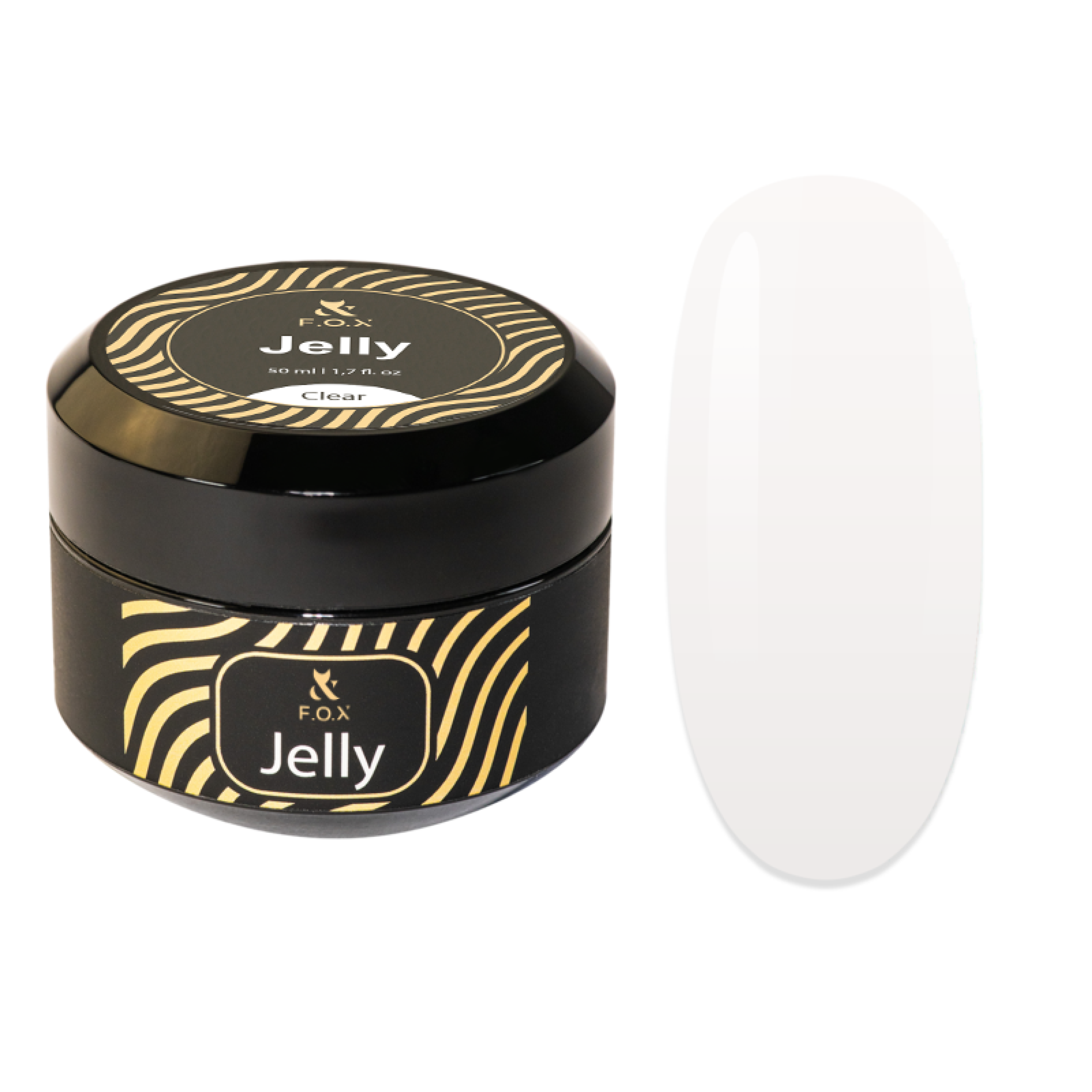 F.O.X Jelly Clear - 50ml Hydrating Face Gel for Dry Skin | Day & Night Moisturizer for Women & Men | Perfect for Travel & Daily Skincare Routine