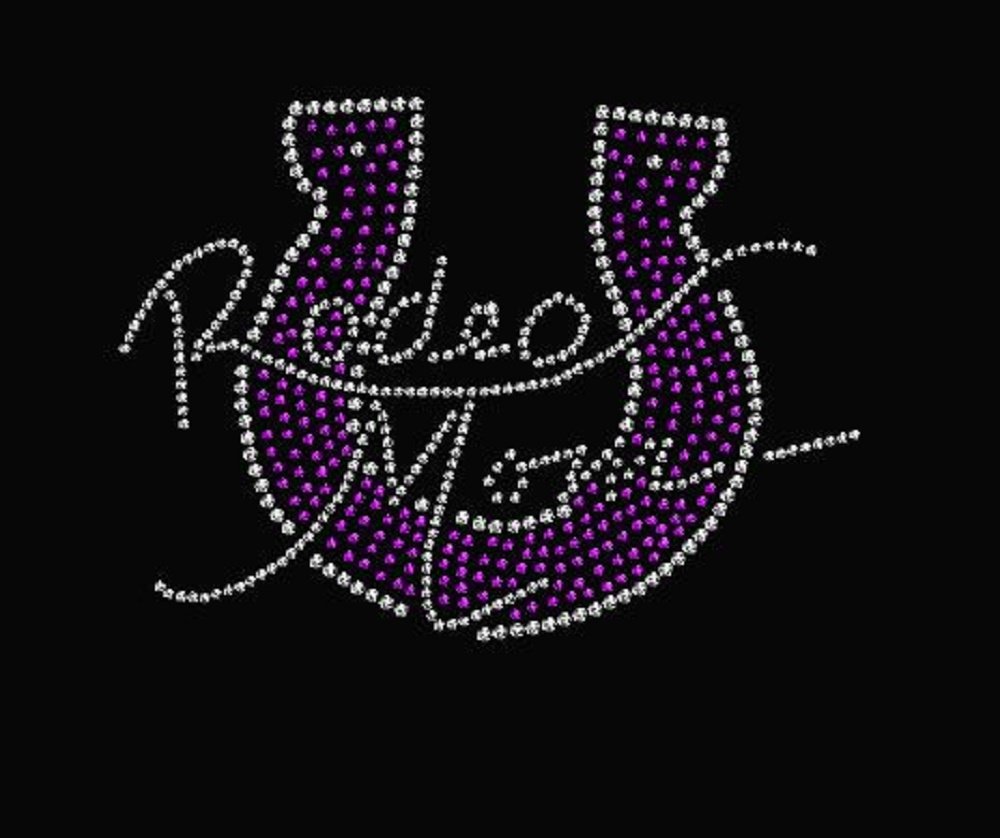 Rhinestone Iron-On Transfer for Western & Rodeo Outfits - Perfect for Cowgirl Costumes, Denim Jackets, and DIY Fashion Projects