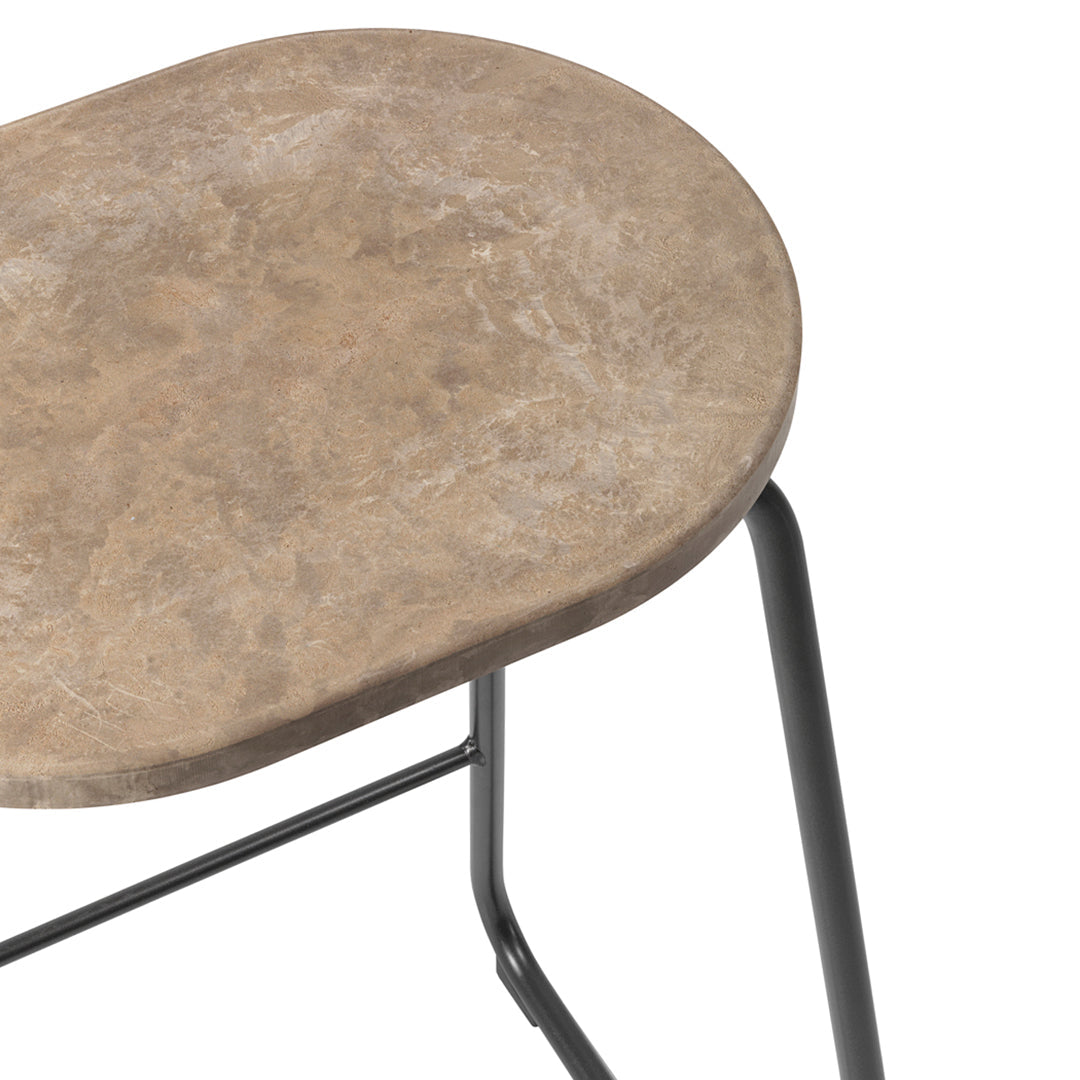 Earth Counter Stool - Adjustable Bar Stool with Backrest, Modern Kitchen Island Stool for Home & Office, Perfect for Breakfast Nook, Bar Counter & Dining Area