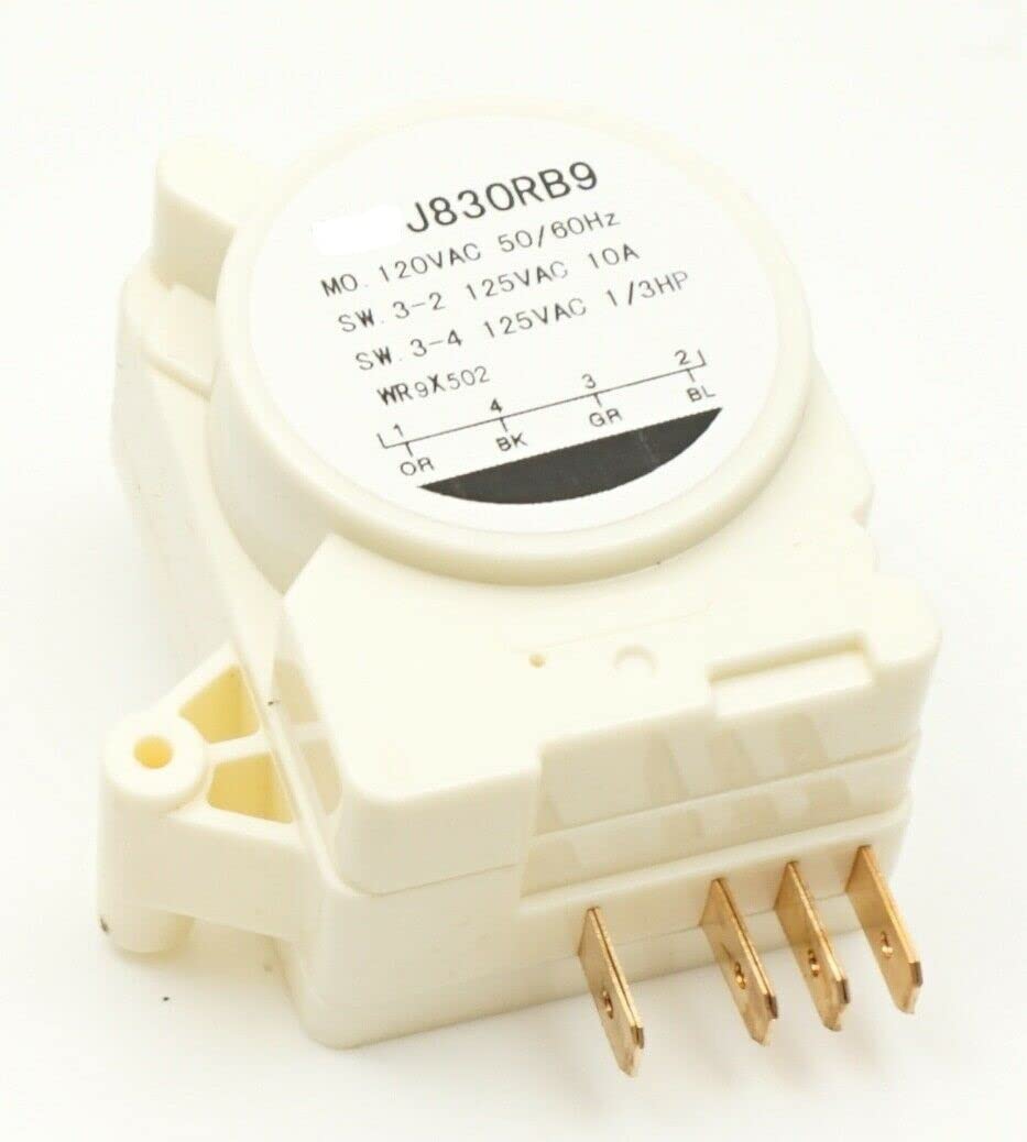 GE Refrigerator Defrost Timer Replacement Part AP2061708 ERWR9X502 - Compatible with Multiple GE Refrigerator Models for Efficient Cooling & Frost Prevention (Home Kitchen Appliance Repair)