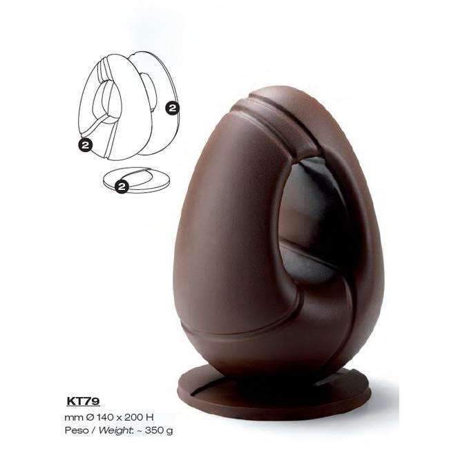 Premium Hollow Egg Chocolate Mold Kit - DIY Easter Candy Making Supplies for Baking, Party Favors & Holiday Treats