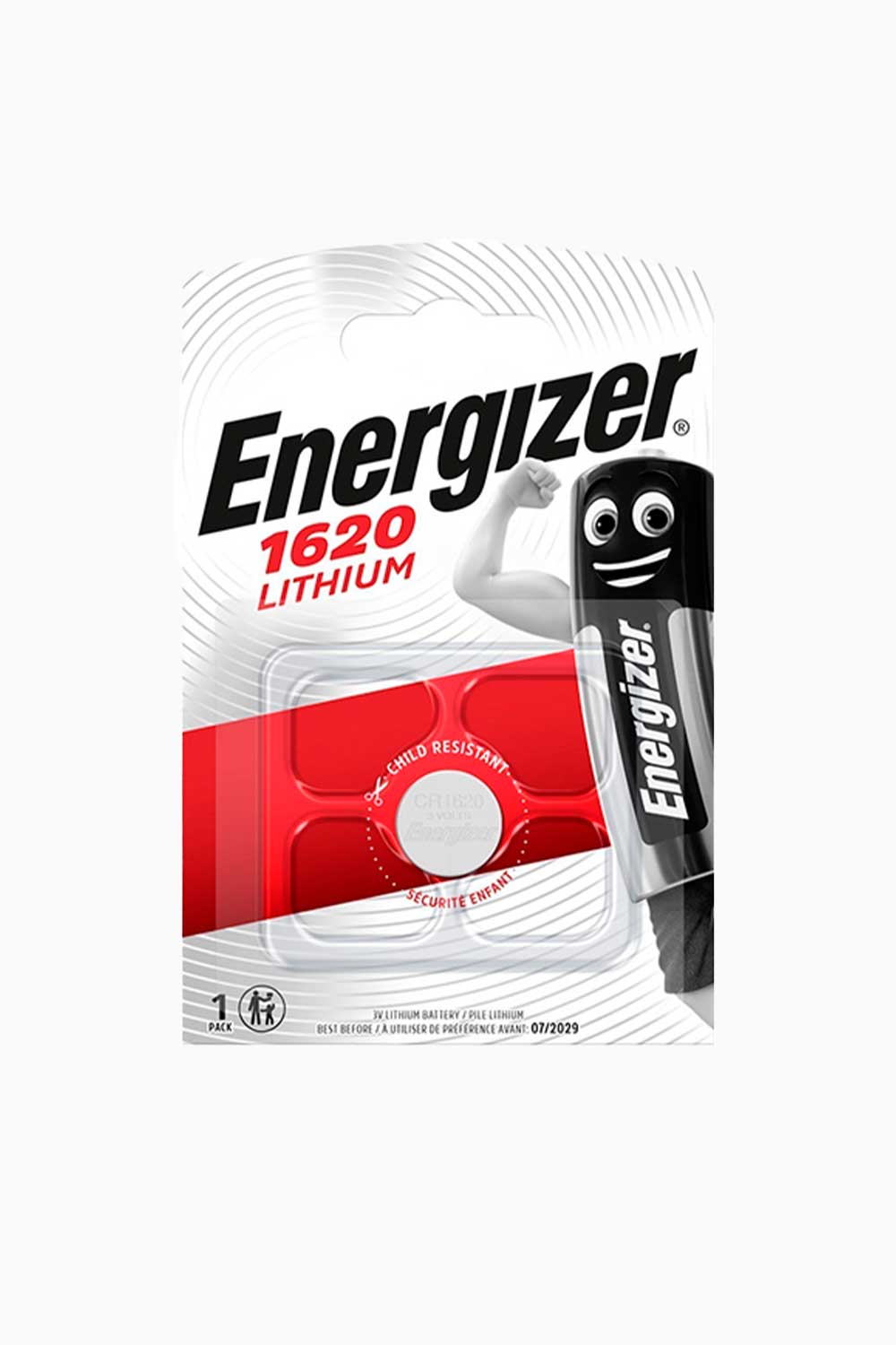CR1620 Lithium Battery - 3V Coin Cell Battery for Watches, Calculators, and Key Fobs | Long-Lasting Power for Small Electronics