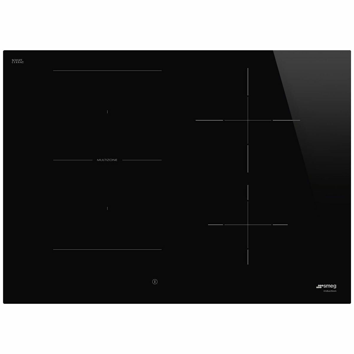 Smeg SAI4744D 30-Inch 70cm Built-In Induction Cooktop with 4 Cooking Zones - Perfect for Modern Kitchens, Home Chefs & Entertaining Guests