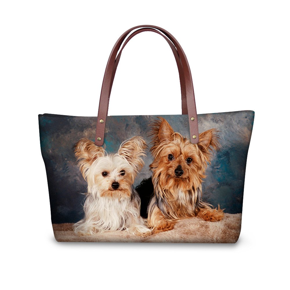 Stylish Animal Print Cat & Butterfly Top Handle Handbag for Women - Fashionable Casual Purse for Work, Shopping & Daily Use