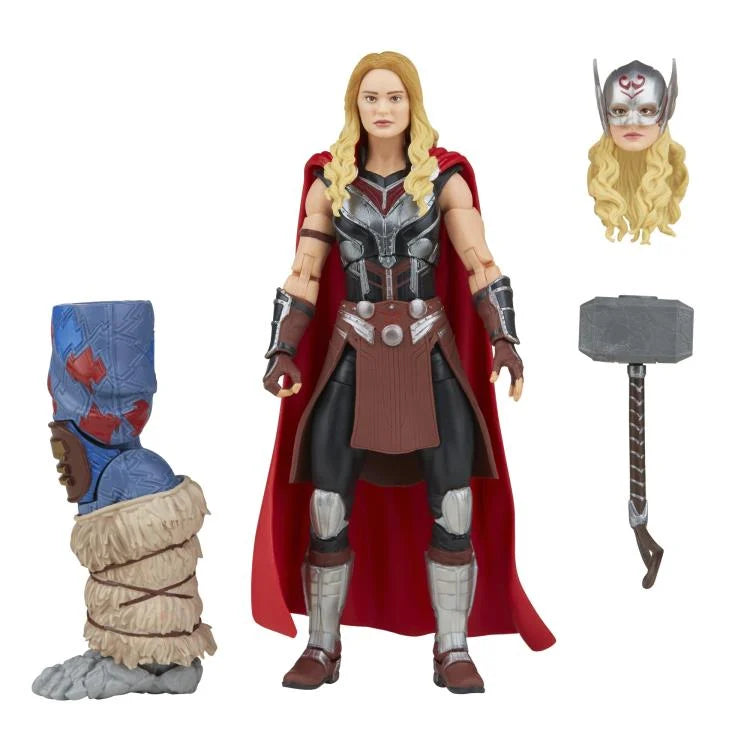 Thor: Love and Thunder Marvel Legends The Mighty Thor Action Figure with Korg BAF - Collectible Marvel Superhero Toy for Display & Role Play