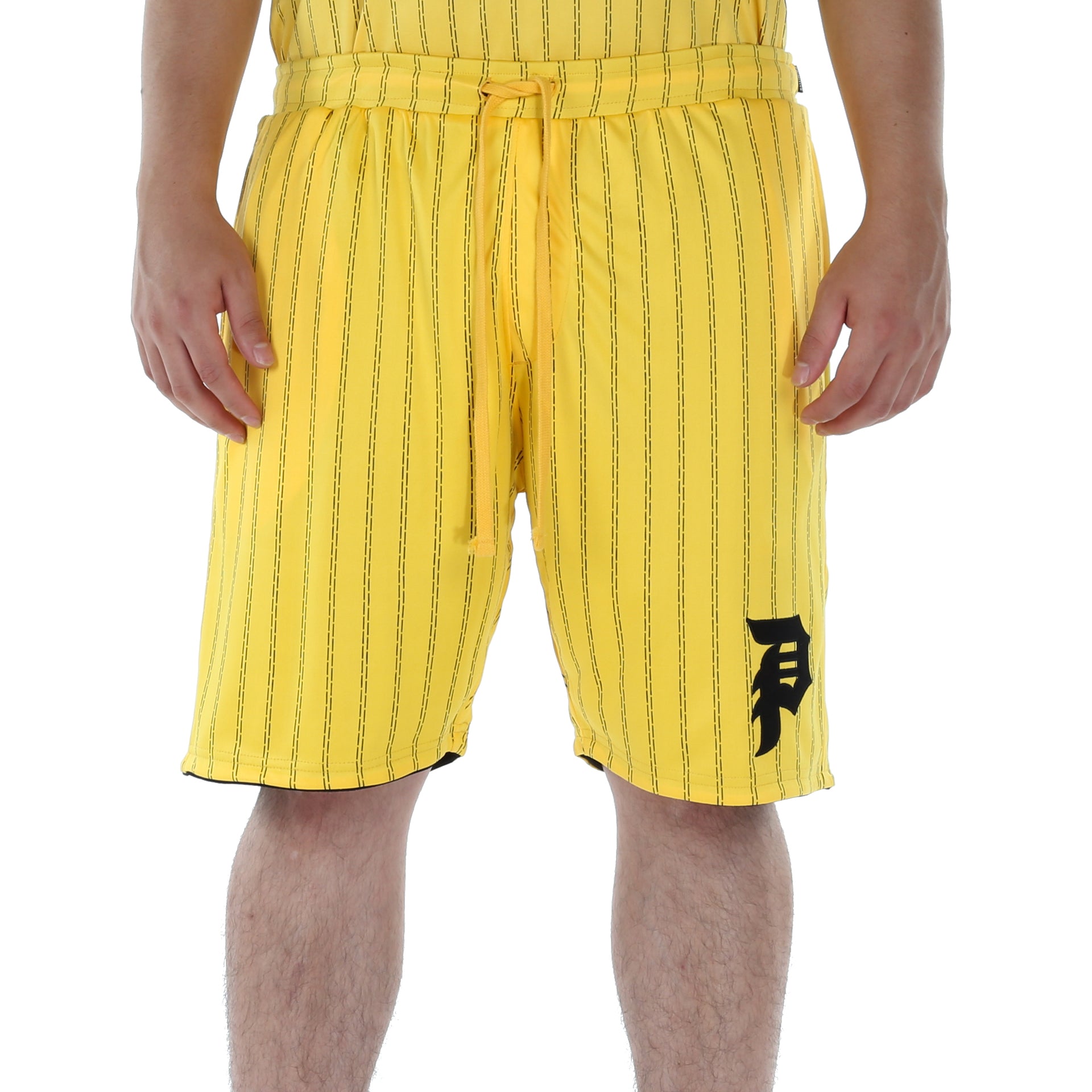 Primitive Dirty P Reversible Shorts - Yellow | Skateboard & Streetwear Fashion for Men & Women | Perfect for Casual Wear & Skate Sessions