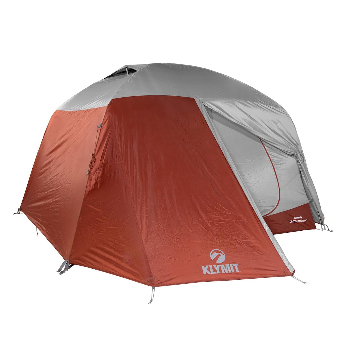 Klymit Cross Canyon 4-Person Camping Tent - Lightweight Backpacking Tent for Hiking & Outdoor Adventures - Perfect for Family Camping, Backpacking Trips & Wilderness Exploration