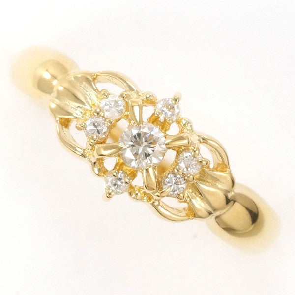 18K Yellow Gold Diamond Ring for Women - Elegant Solitaire Engagement & Wedding Band - Perfect for Proposals, Anniversaries, and Special Occasions