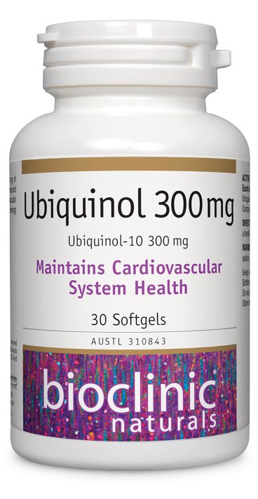 Bioclinic Naturals Ubiquinol 300mg Softgels - Premium CoQ10 Supplement for Heart Health & Energy Support - Ideal for Adults Seeking Antioxidant Benefits & Cellular Energy Boost