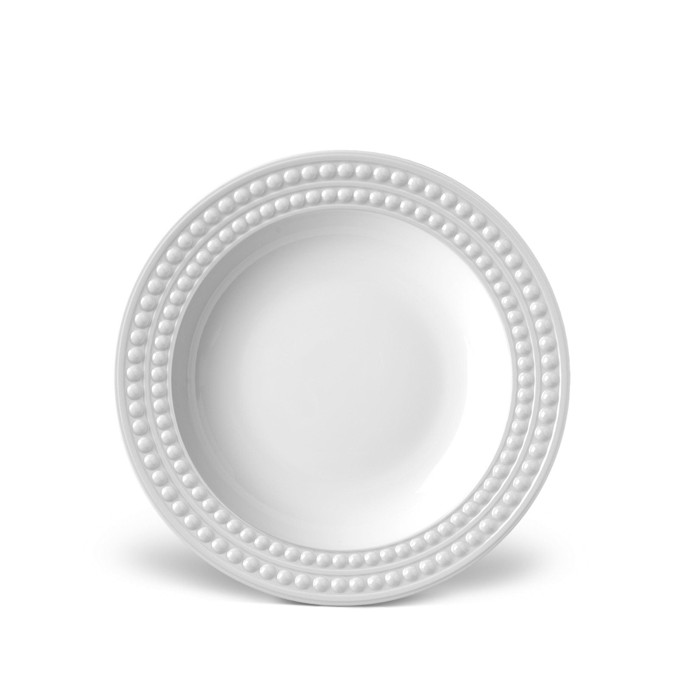 Perlée Soup Plate - Elegant Porcelain Dinnerware for Fine Dining & Special Occasions - Perfect for Restaurants, Weddings & Upscale Events