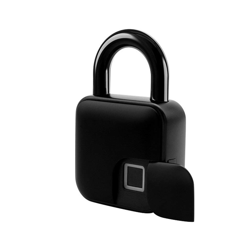 JAHH L3 Smart Fingerprint Padlock - Keyless Entry, USB Rechargeable, IP65 Waterproof, Anti-Theft Security Lock for Door, Luggage, Storage Cases & Travel Accessories
