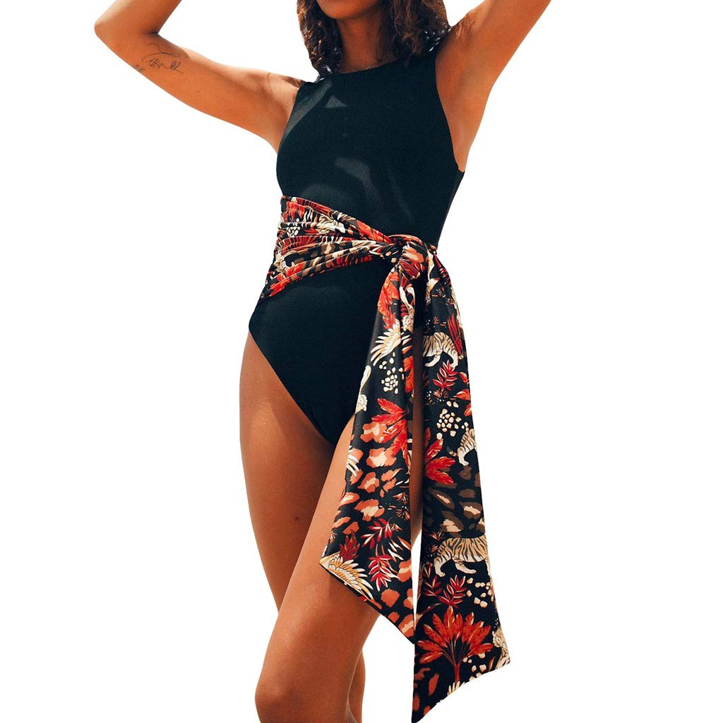 UXZDX Women's Sexy One-Piece Bandage Swimsuit - Adjustable Ribbon Bikini Swimwear for Beach, Pool & Vacation (Size Small) | Perfect for Swimming, Sunbathing & Summer Getaways