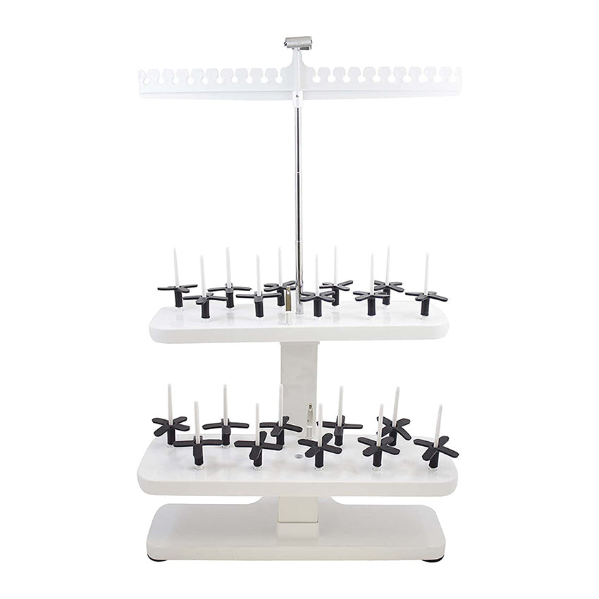 20 Spool Thread Stand for Sewing Machine - Heavy Duty Thread Holder for Embroidery, Quilting & Crafting - Perfect for Home & Professional Sewing Studios
