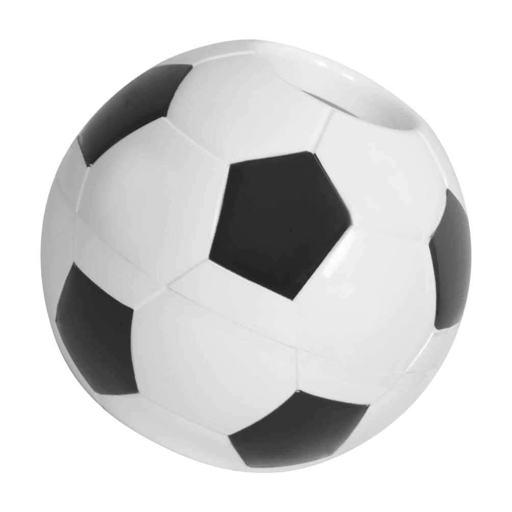 Cabilock Ceramic Piggy Bank - Soccer Ball Shape Coin Bank for Kids, Money Saving Jar, Sports Themed Decor - Perfect for Birthday Gifts, Home Decor & Teaching Kids Financial Responsibility | Great for Bedrooms, Playrooms & Gift Occasions