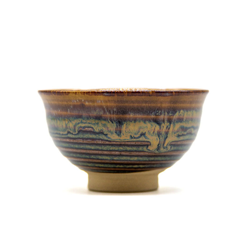 Mirakugama Kujuu Japanese Tea Set - Authentic Ceramic Matcha Bowl & Chawan for Traditional Tea Ceremony | Perfect for Home, Office, or Gift Giving