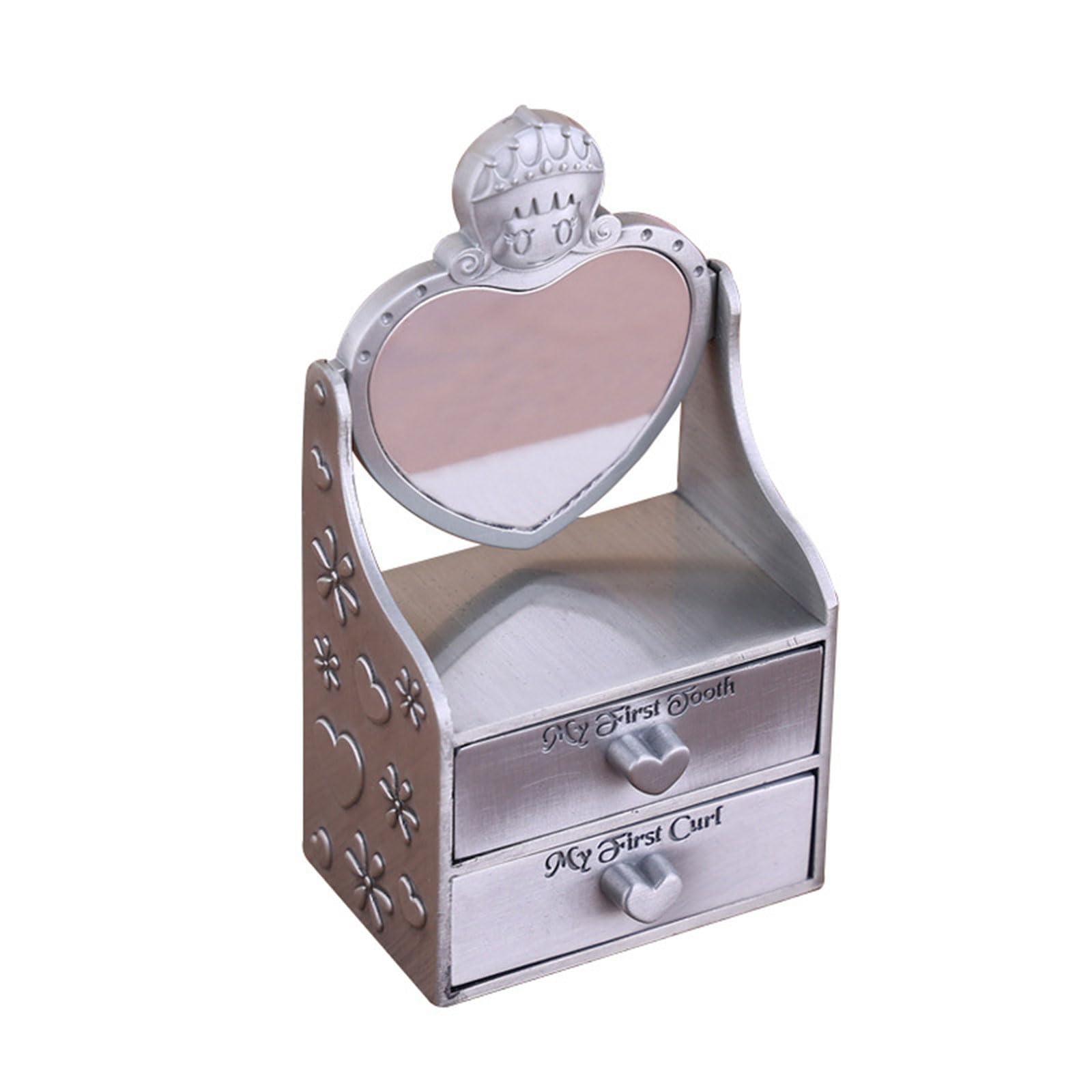 Baby Tooth Keepsake Box - Cute Tooth Fairy Organizer Set for Kids, Child Tooth Holder Storage Memory Box - Perfect for First Lost Tooth, Milestone Keepsakes & Fairy Gift Giving