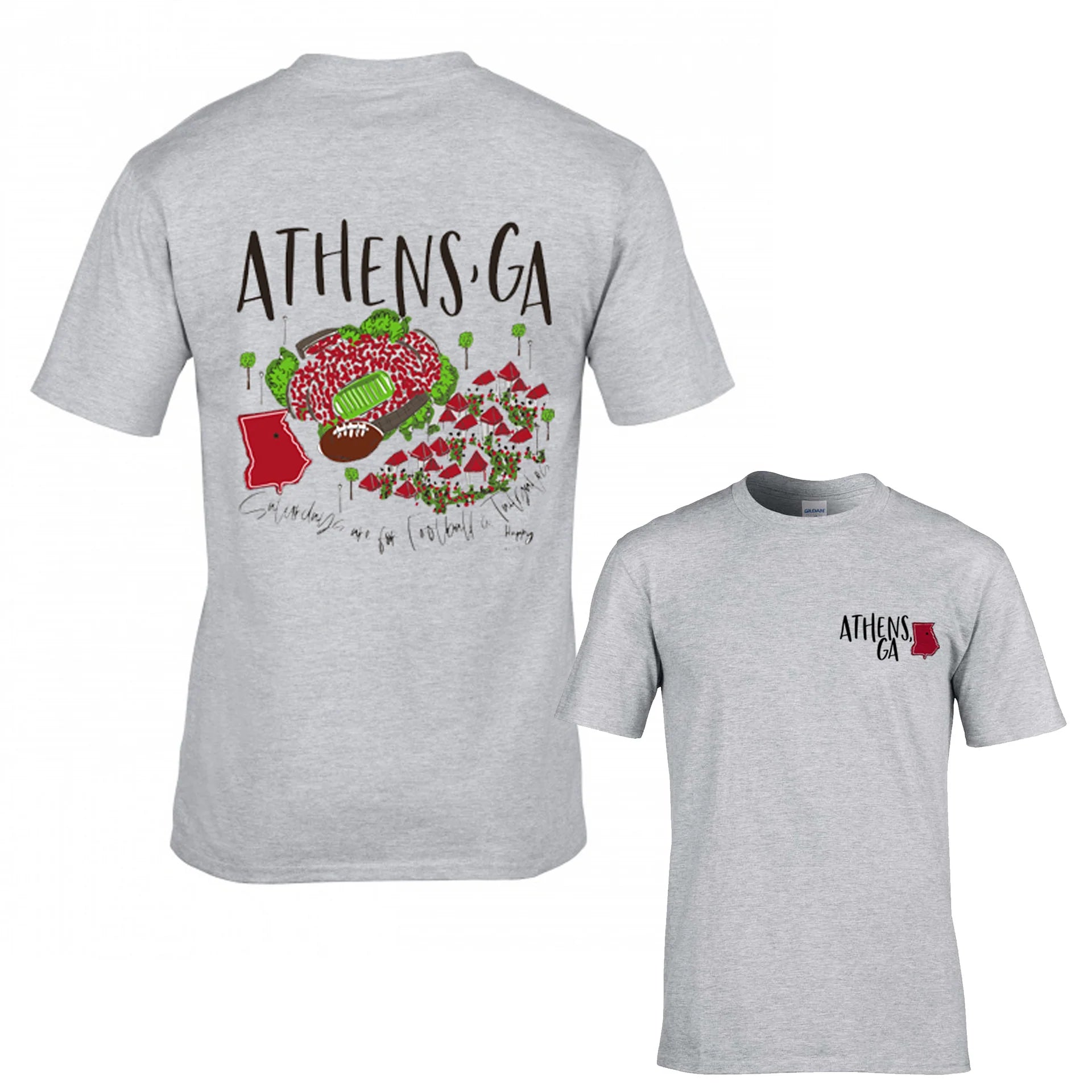 Athens College Town T-Shirt - Comfortable Cotton Tee for Students & Alumni - Perfect for Campus Life, Game Days & School Spirit