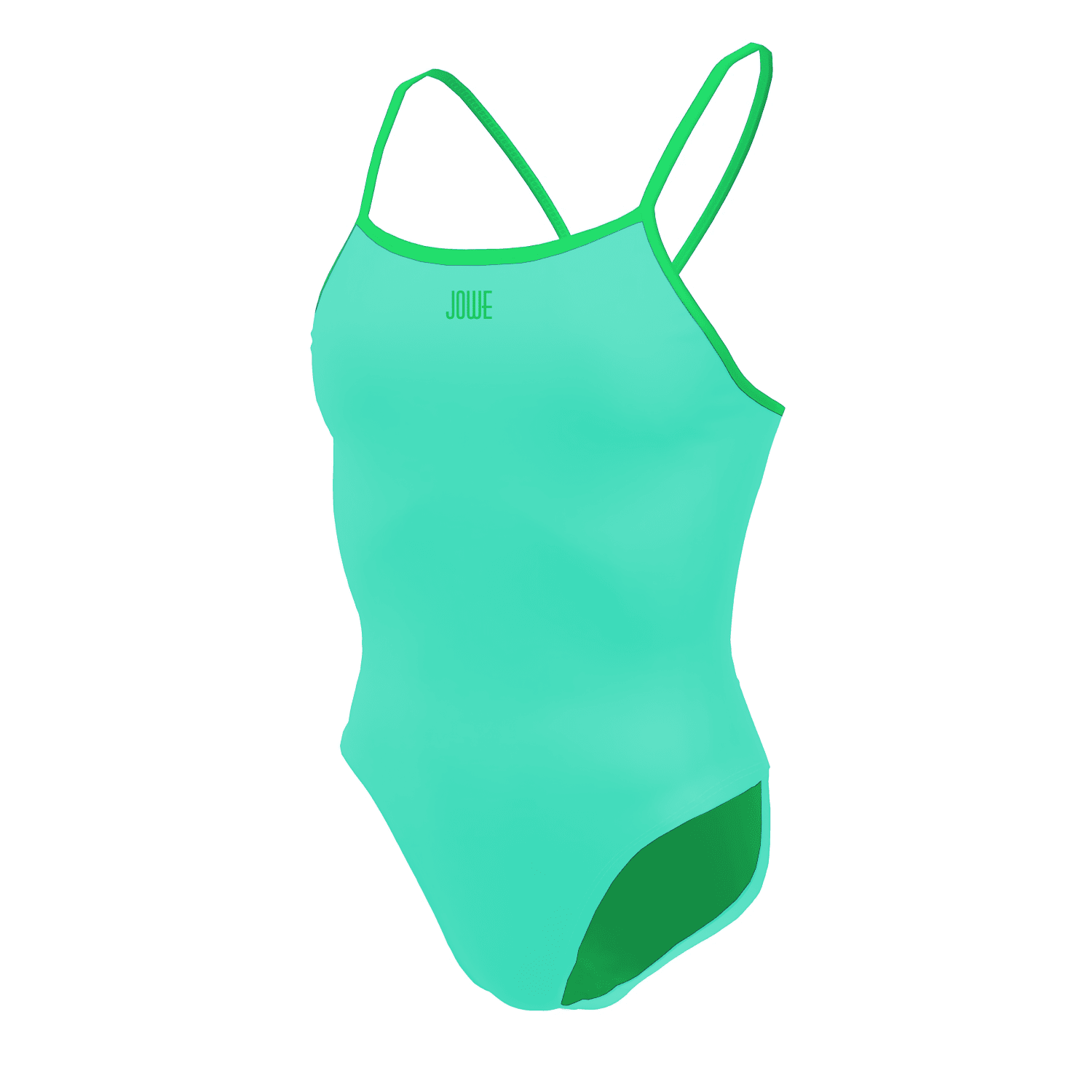 Jowe Women's Tie Back Swimsuit - Stylish One Piece Bathing Suit for Women, Calm Blue & Toy Print, Perfect for Beach Vacation, Pool Party & Summer Swimwear
