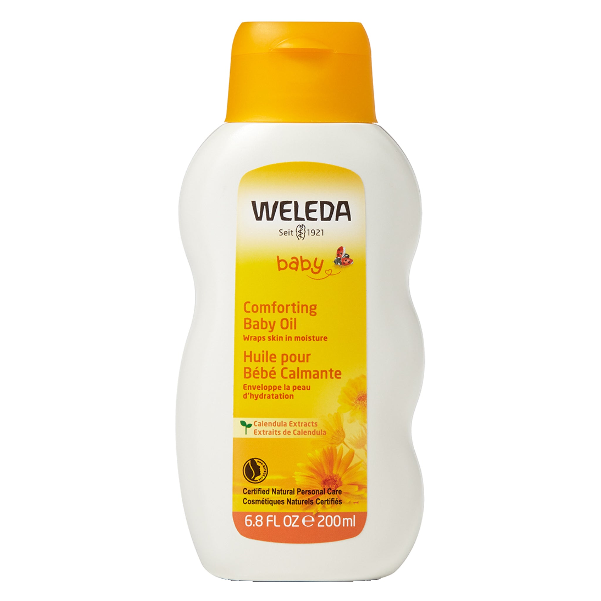 Organic Calendula Baby Oil for Sensitive Skin - Gentle & Soothing Massage Oil for Newborns & Infants - Perfect for Dry Skin Relief & Relaxing Bedtime Routine