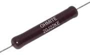 25J250E 250 Ohm 5W Vitreous Enamel Resistor - 5% Tolerance, ±30ppm/°C, Wirewound (Pack of 25) - Ideal for Industrial Equipment, Power Supplies & Electronic Circuits