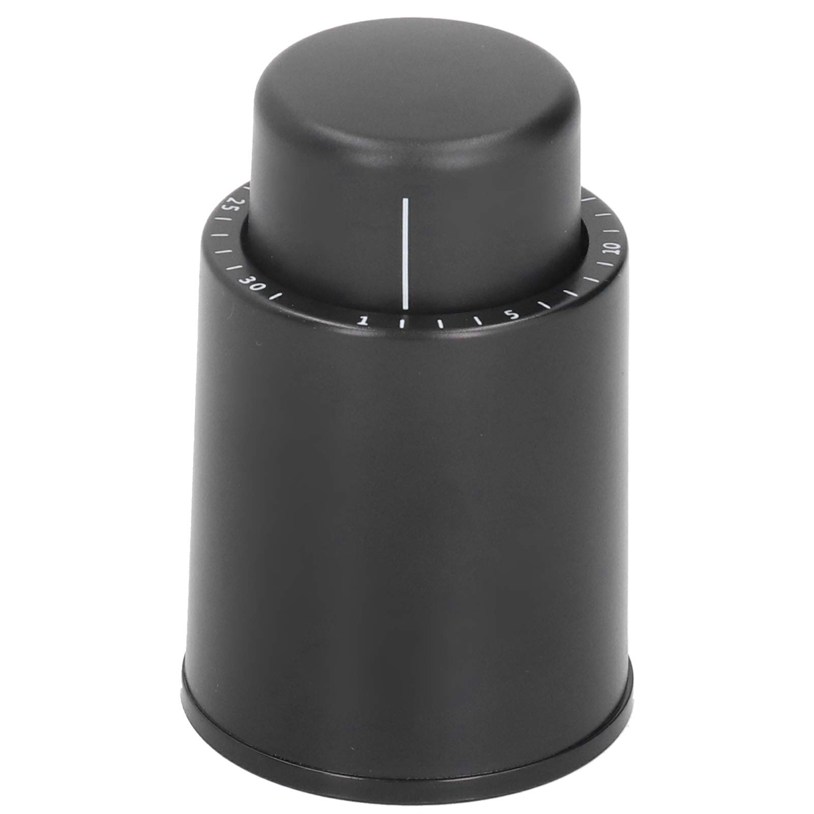 2-Pack Black Push-Type Vacuum Wine Stoppers - Airtight Wine Preserver for Red, White & Sparkling Wines | Perfect for Home, Kitchen, Bar & Travel Use | Extend Wine Freshness Up to 5 Days