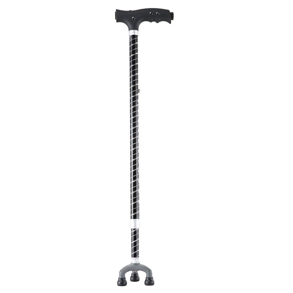 Lightweight Aluminum Alloy Adjustable Crutches for Adults - Durable Walking Stick with Height Adjustment for Travel, Hiking & Injury Recovery