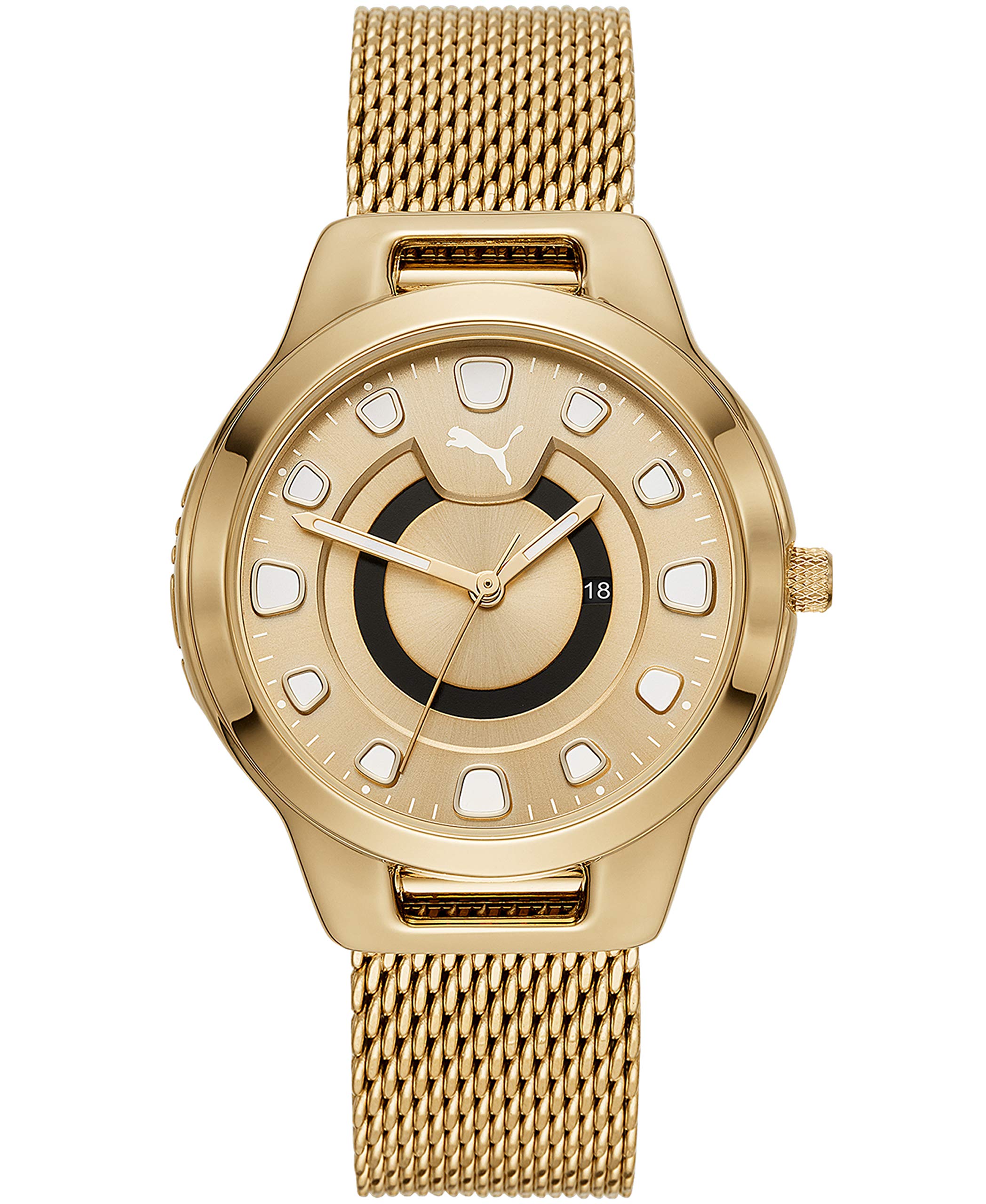 PUMA Women's Reset V1 Silicone Sports Watch - Waterproof Fitness Tracker with Heart Rate Monitor for Running, Gym & Everyday Wear