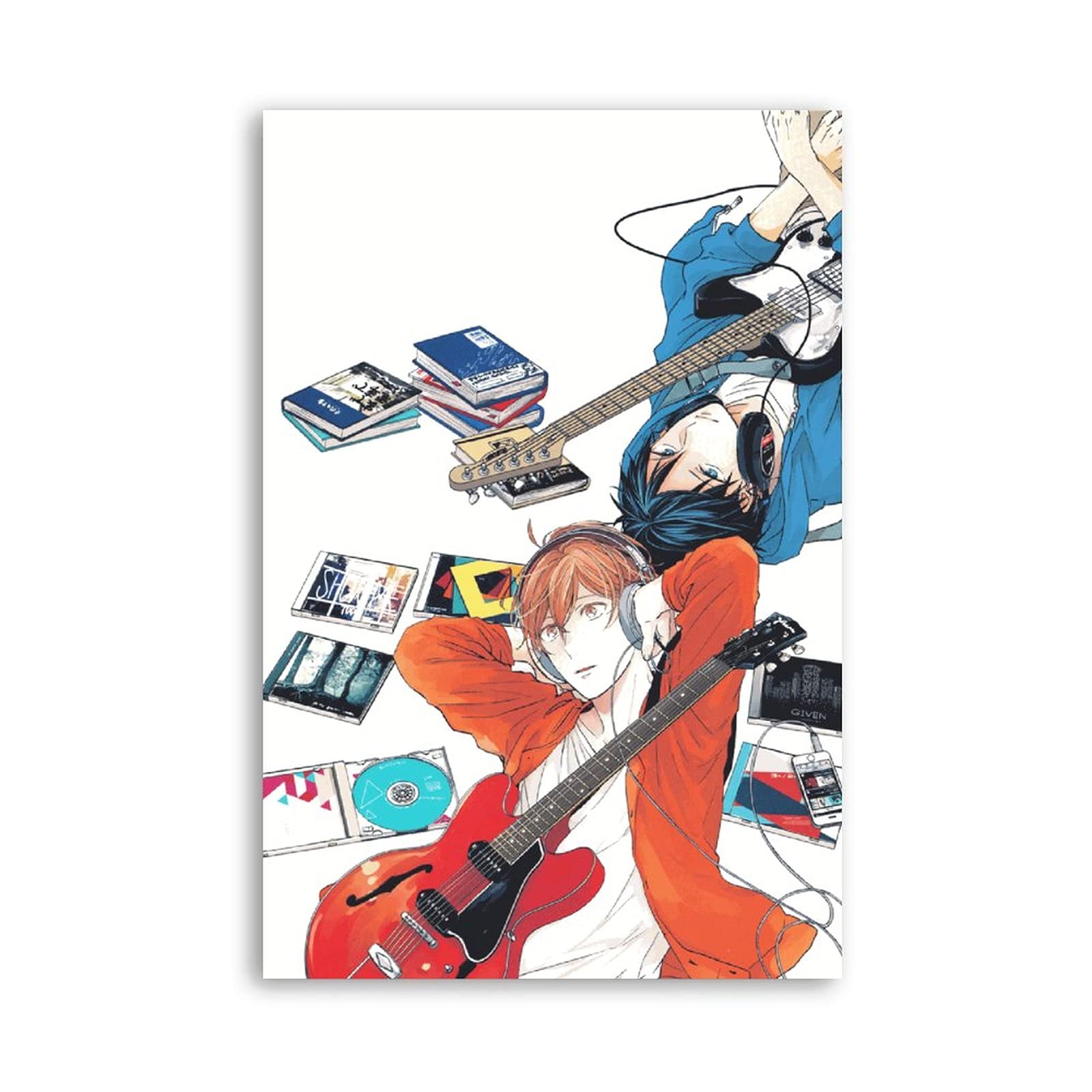 Yaoi Anime Canvas Wall Art - AOMACA 20x30cm (8x12in) Unframed Poster for Bedroom, Office & Gift | Perfect for Anime Fans & Home Decor