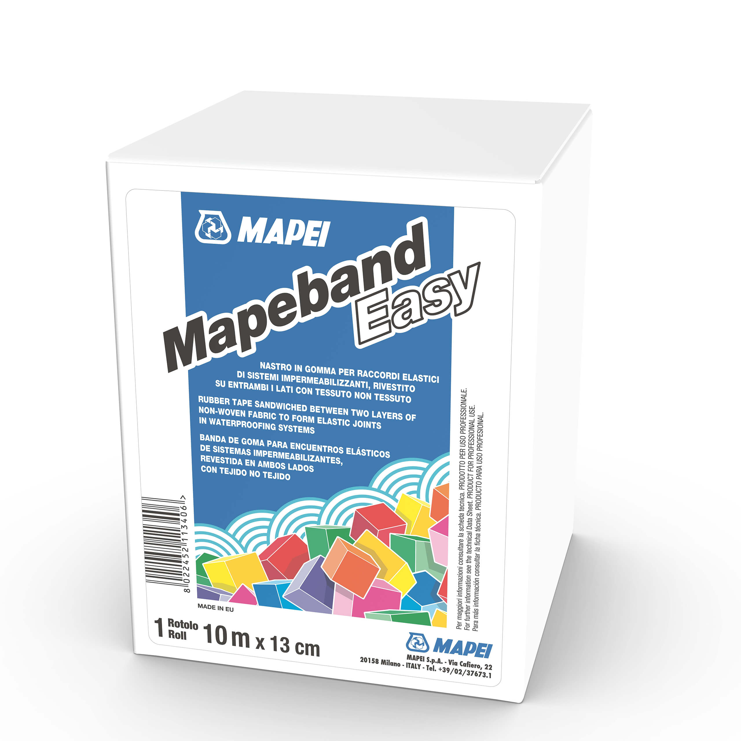 Mapei Mapeband Easy H130 Self-Adhesive Waterproofing Membrane - Ideal for Bathroom, Shower & Kitchen Tile Installation