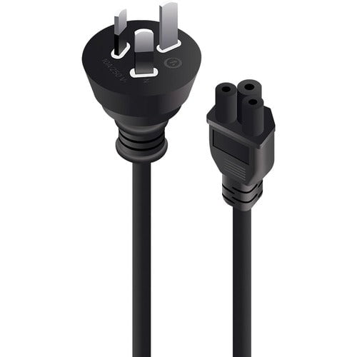 Alogic Standard Power Cord 230V AC 10A Black 1m for Power Supply - Perfect for Home Office, Computer & Electronics in Australia