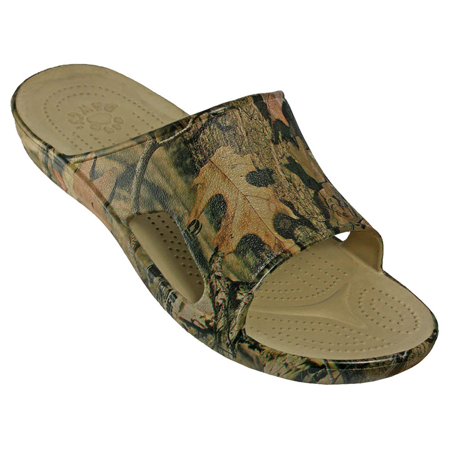 DAWGS Men's Comfortable Slide Sandals - Breathable Lightweight Slippers for Indoor Outdoor Use - Perfect for Beach, Pool, Gym & Lounging