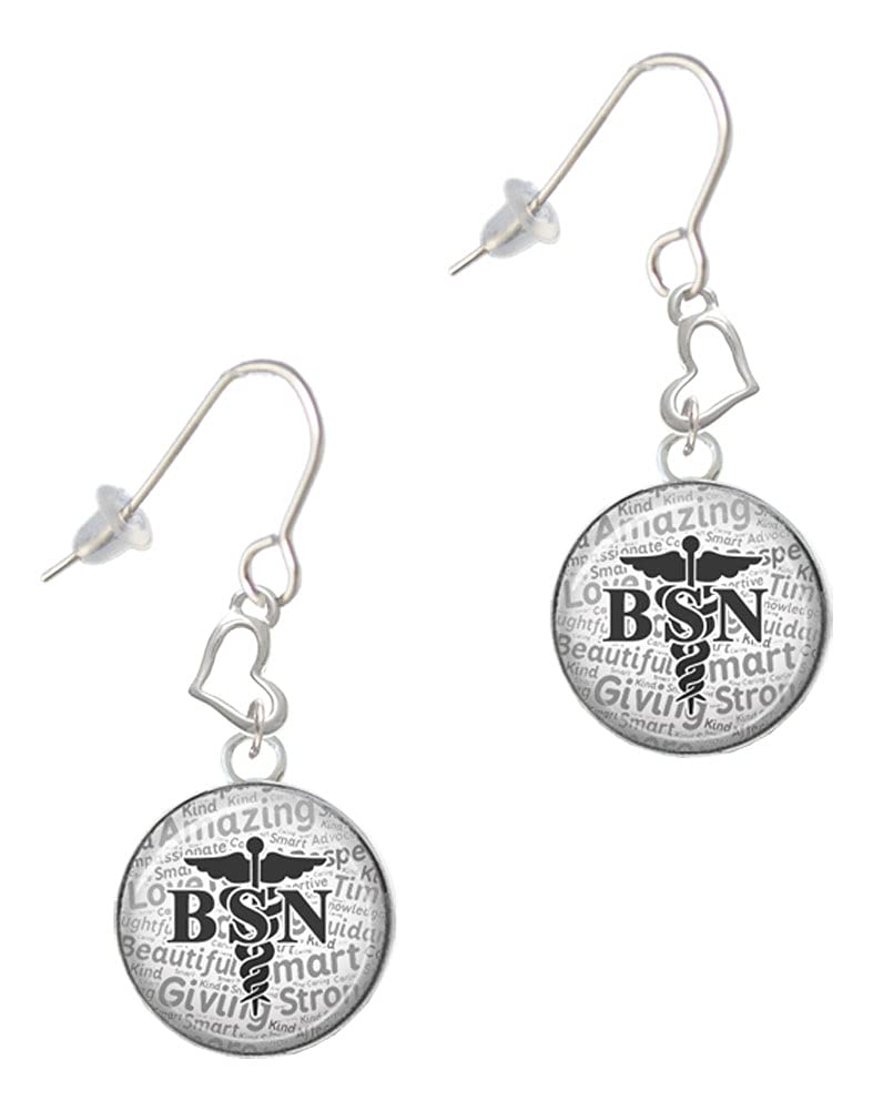 Delight Silver Heart French Earrings for Women - Elegant Everyday Wear