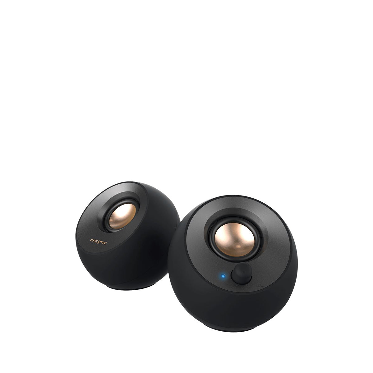 Creative Pebble 2.0 USB Powered Computer Speakers - Premium Sound Quality for PC, Laptop, Desktop - Perfect for Home Office, Gaming & Music Listening