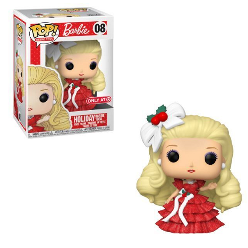 Funko Pop! Holiday Barbie 1988 #08 Collectible Vinyl Figure - Perfect for Christmas Decorations & Barbie Collectors - Target Exclusive Edition