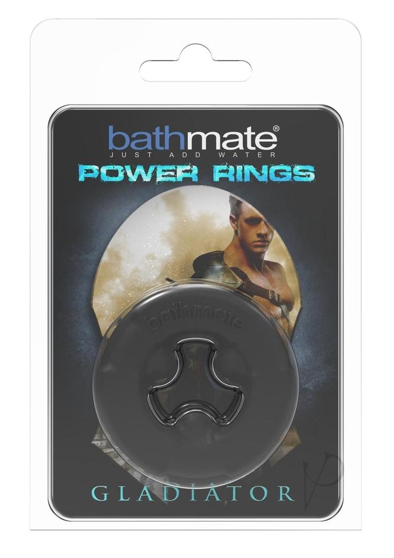 Bathmate Gladiator Power Ring Cock Ring for Men - Black - Enhance Performance & Pleasure for Couples & Solo Play