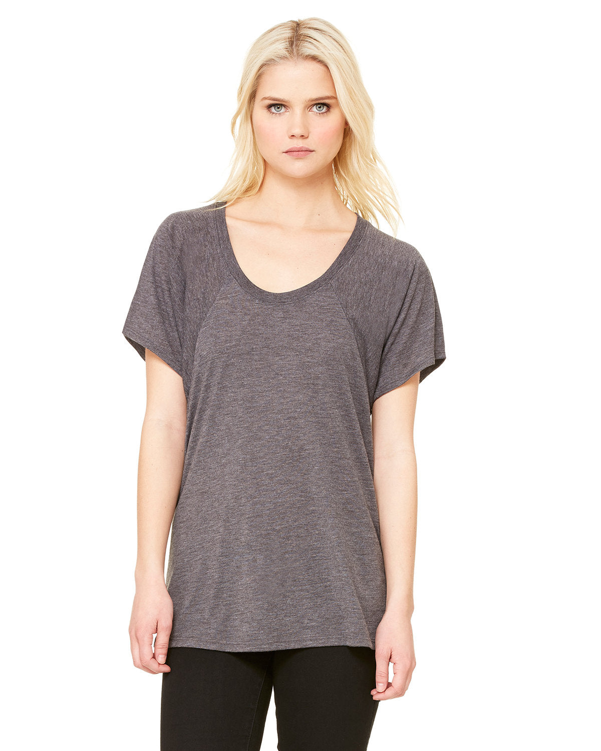 Bella + Canvas B8801 Women's Flowy Raglan T-Shirt - Soft & Comfortable Short Sleeve Tee for Casual Wear, Yoga, and Everyday Outfits