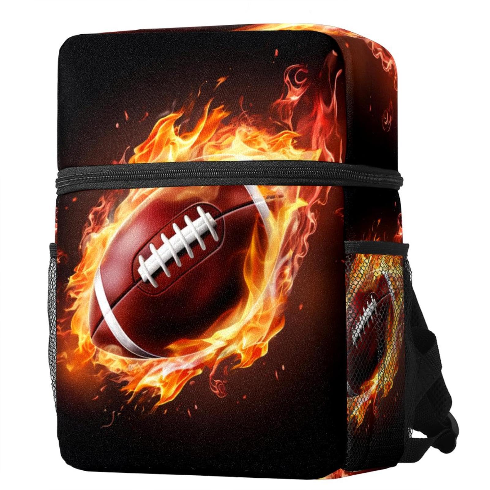 Best Travel Backpack for Men & Women - Durable American Football & Fire Resistant Backpack - Perfect for Hiking, Camping & Outdoor Adventures