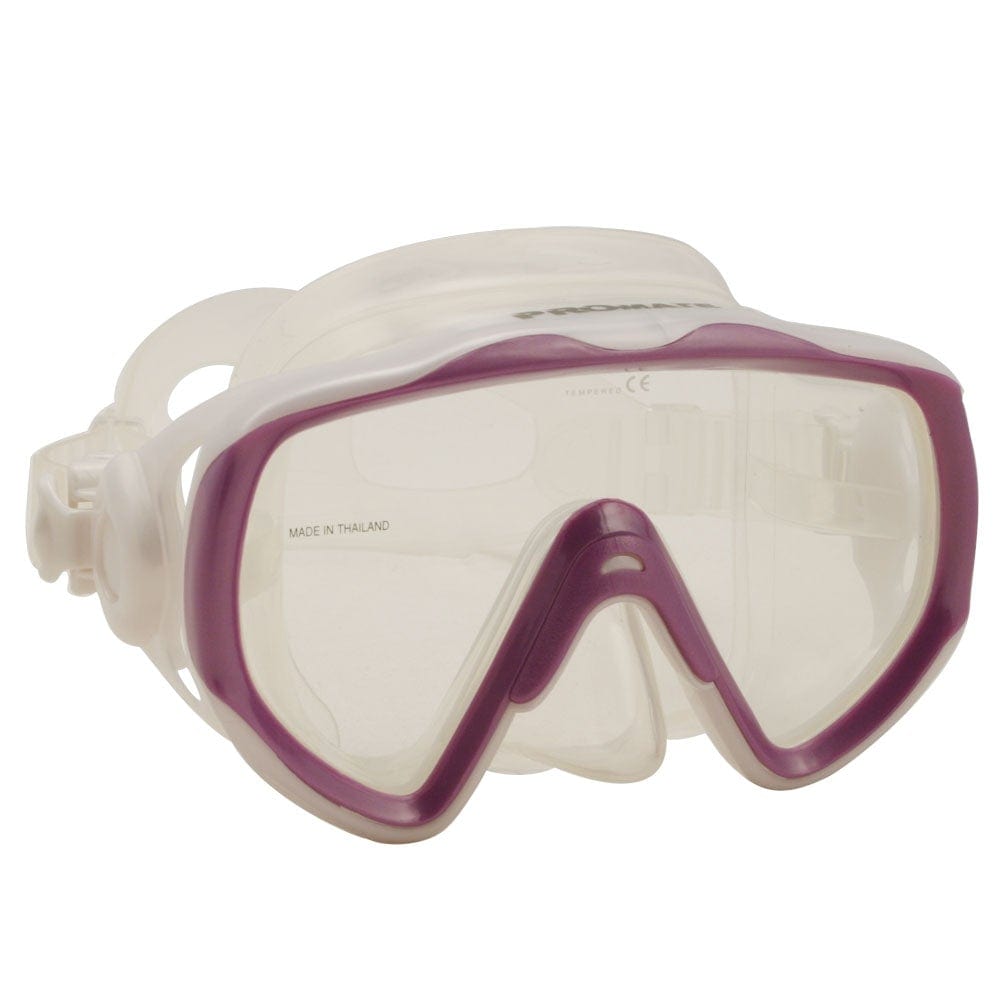 Promate Ocean Owlet Scuba Dive Mask MK060 - Anti-Fog Snorkeling Mask for Adults & Kids - Perfect for Scuba Diving, Snorkeling & Underwater Photography