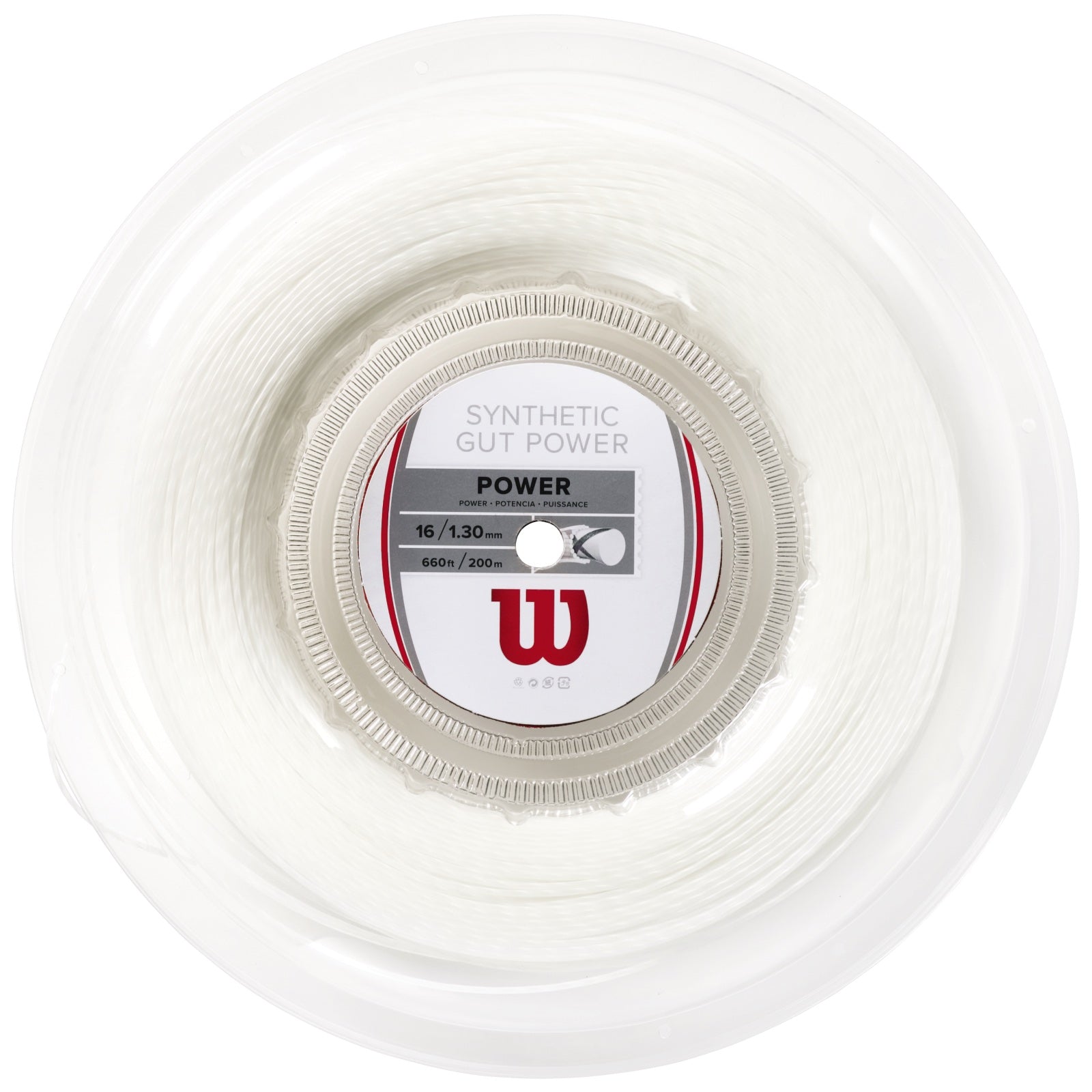 Wilson Synthetic Gut Power White Tennis String