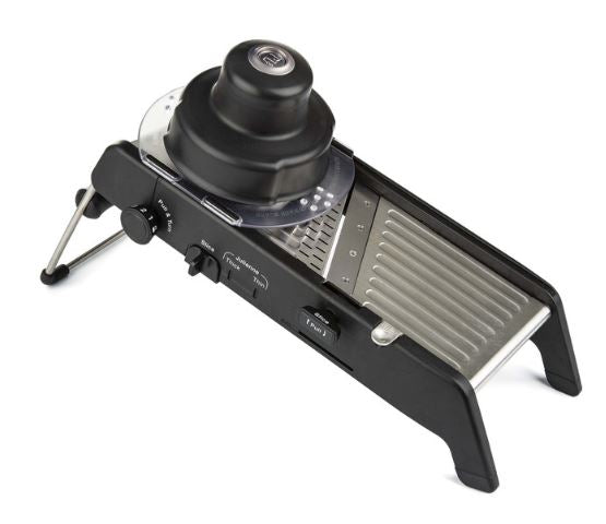 PL8 Professional Mandoline 2.0 - Ultra Sharp Stainless Steel Slicer with Adjustable Thickness for Perfect Fruits, Vegetables & Cheese - Ideal for Home Cooking, Meal Prep & Professional Kitchens