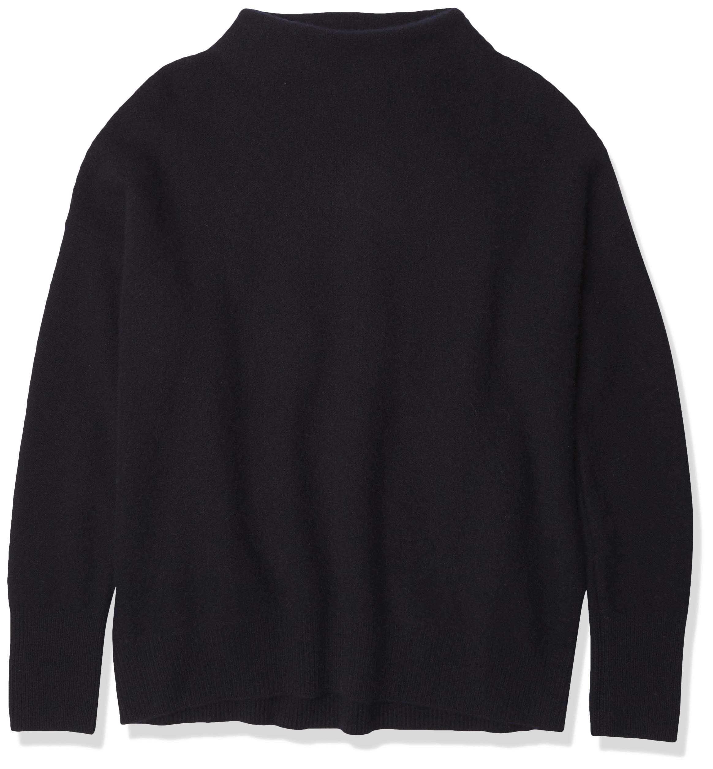 Vince Women's Boiled Wool Funnel Neck Pullover Sweater - Soft Winter Knit Top for Casual Outfits & Office Wear